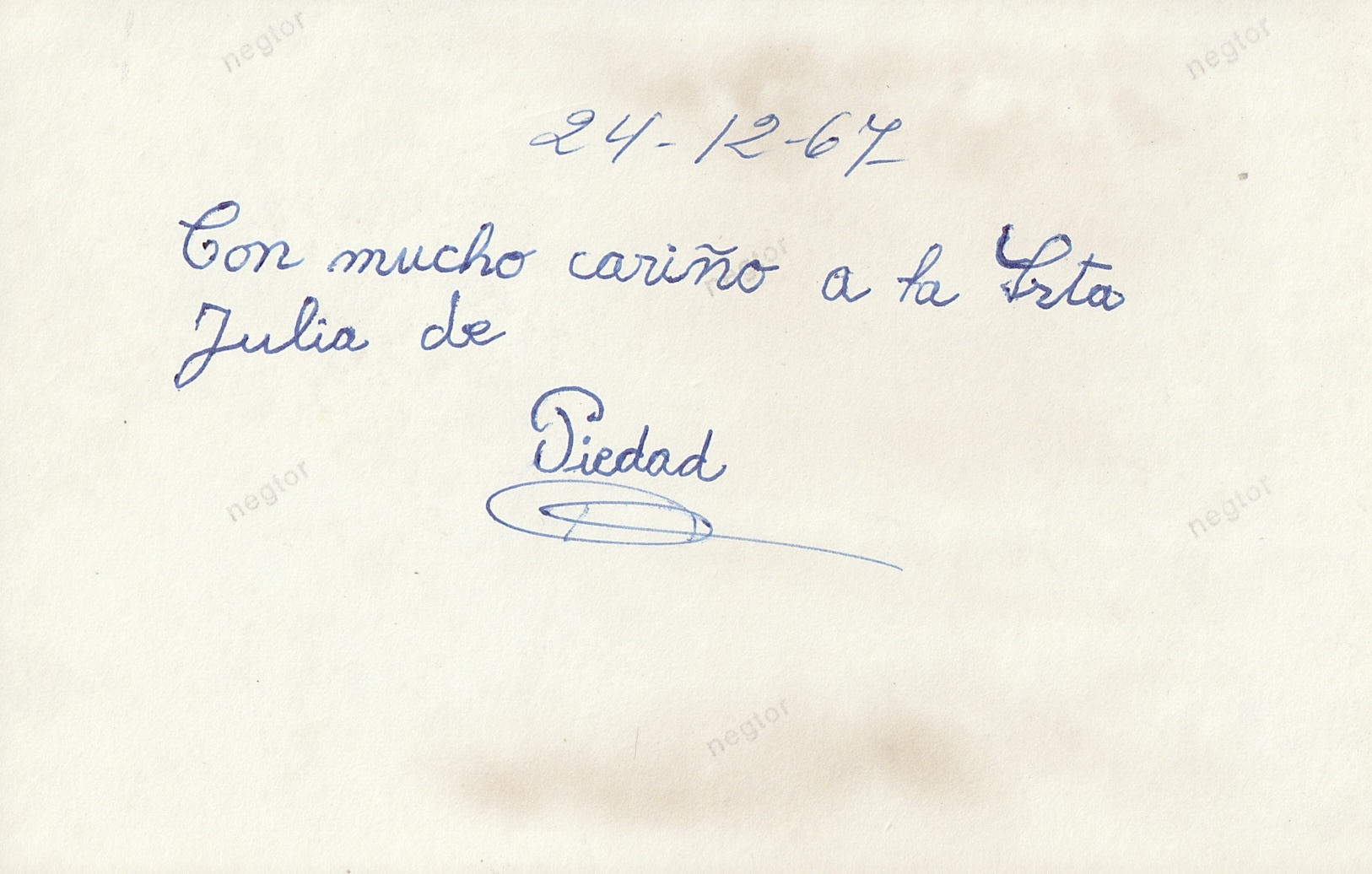 Dedicatòria del 1969